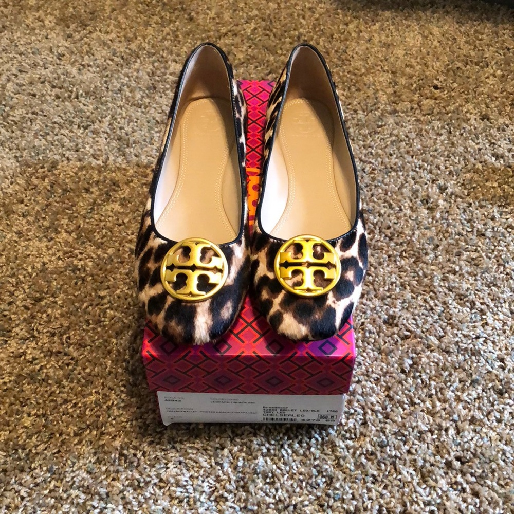Tory Burch Ballet Flat- Printed Haircalf